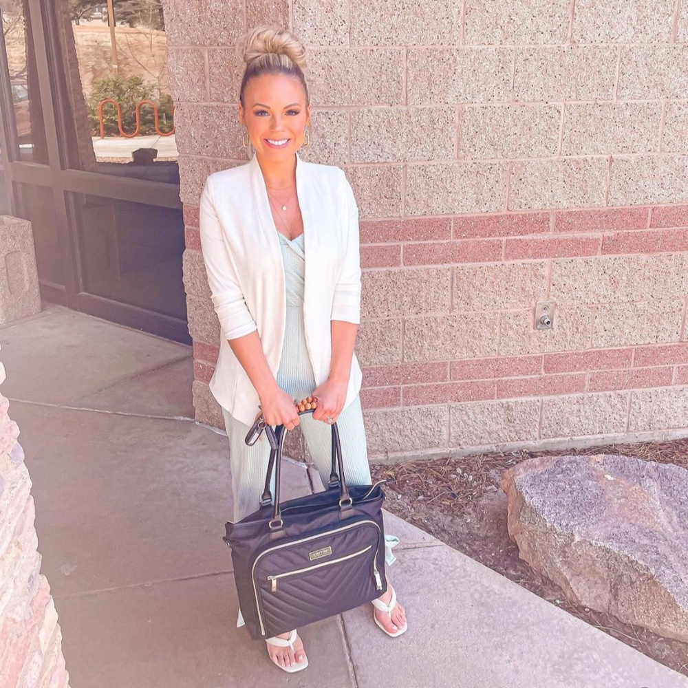 Elegant White Women's Blazer
